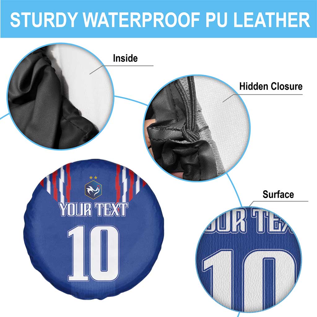 France Football 2024 Go Champion Spare Tire Cover - Wonder Print Shop