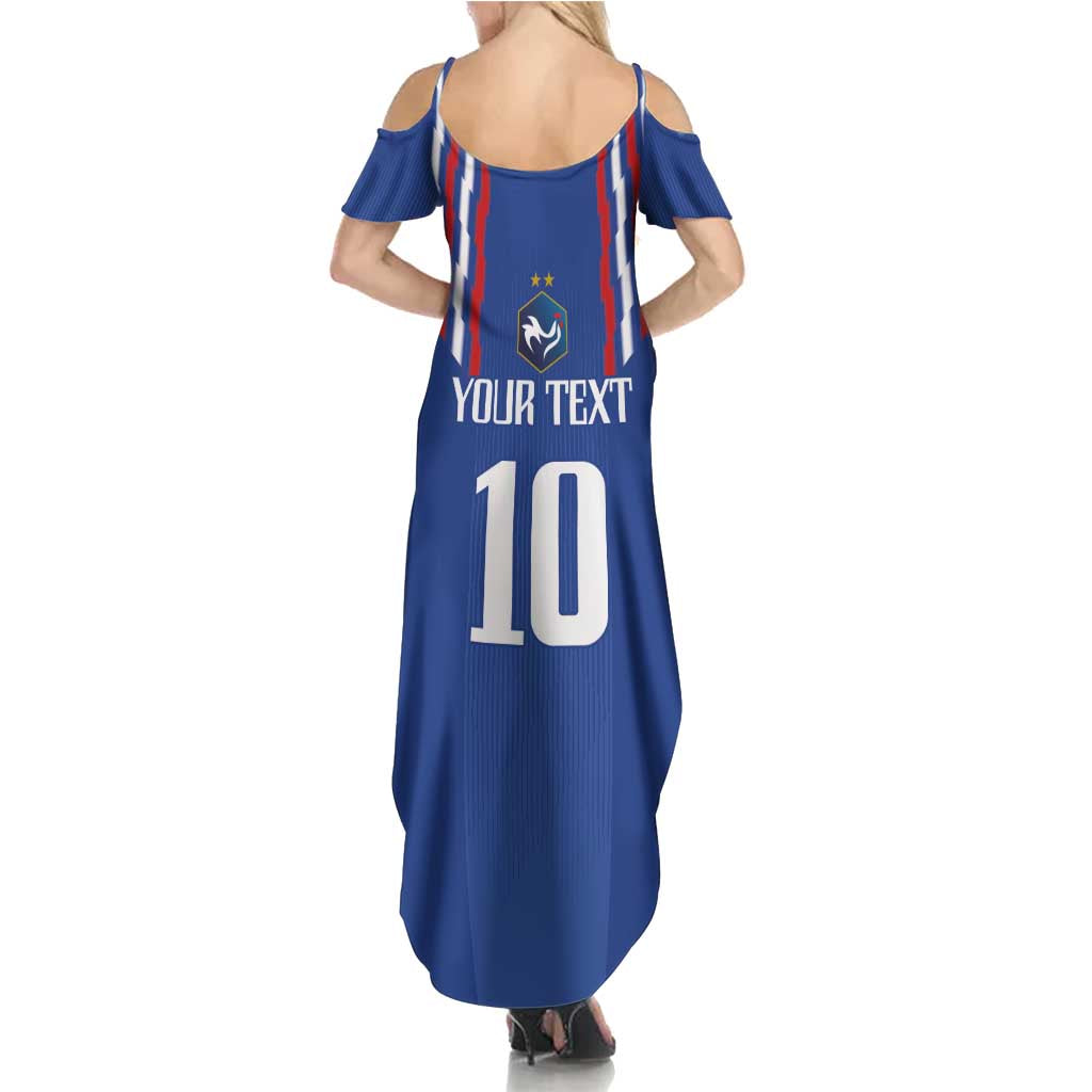 France Football 2024 Go Champion Summer Maxi Dress - Wonder Print Shop
