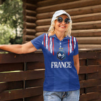 France Football 2024 Go Champion Women Polo Shirt - Wonder Print Shop