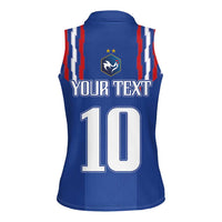 France Football 2024 Go Champion Women Sleeveless Polo Shirt - Wonder Print Shop