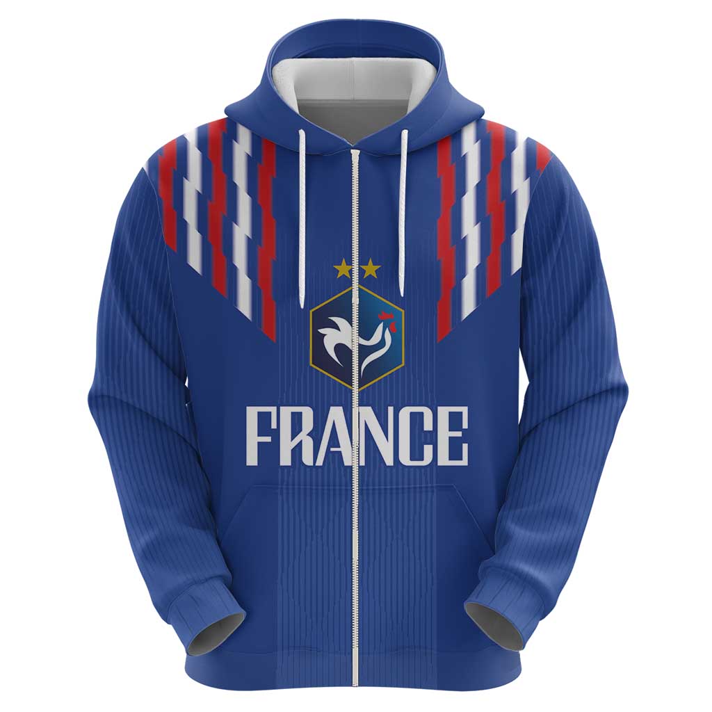 France Football 2024 Go Champion Zip Hoodie - Wonder Print Shop