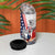 French-American Heritage Month 4 in 1 Can Cooler Tumbler National Flags Style with Rooster and Bald Eagle - Wonder Print Shop