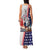 French-American Heritage Month Family Matching Tank Maxi Dress and Hawaiian Shirt National Flags Style with Rooster and Bald Eagle - Wonder Print Shop