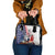 French-American Heritage Month Shoulder Handbag National Flags Style with Rooster and Bald Eagle - Wonder Print Shop