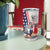 French-American Heritage Month Tumbler Cup National Flags Style with Rooster and Bald Eagle - Wonder Print Shop