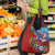 Caribbean-American Heritage Month Grocery Bag National Flags Ribbon Wave Style with US Flag Eagle - Wonder Print Shop