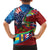 Caribbean-American Heritage Month Hawaiian Shirt National Flags Ribbon Wave Style with US Flag Eagle - Wonder Print Shop