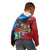 Caribbean-American Heritage Month Kid Hoodie National Flags Ribbon Wave Style with US Flag Eagle - Wonder Print Shop