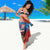 Caribbean-American Heritage Month Sarong National Flags Ribbon Wave Style with US Flag Eagle - Wonder Print Shop