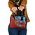 Caribbean-American Heritage Month Shoulder Handbag National Flags Ribbon Wave Style with US Flag Eagle - Wonder Print Shop