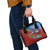 Caribbean-American Heritage Month Shoulder Handbag National Flags Ribbon Wave Style with US Flag Eagle - Wonder Print Shop