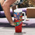 Caribbean-American Heritage Month Tumbler With Handle National Flags Ribbon Wave Style with US Flag Eagle - Wonder Print Shop