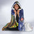 Caribbean American Together Hooded Blanket USA Flag Eagle and Coloful Palm Tree - Wonder Print Shop