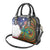 Caribbean American Together Shoulder Handbag USA Flag Eagle and Coloful Palm Tree - Wonder Print Shop