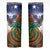 Caribbean American Together Skinny Tumbler USA Flag Eagle and Coloful Palm Tree - Wonder Print Shop