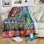 Afro-Caribbean Blanket African Dashiki Style with Caribbean Music with Blue Iguanas - Wonder Print Shop