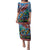 Afro-Caribbean Family Matching Puletasi and Hawaiian Shirt African Dashiki Style with Caribbean Music with Blue Iguanas - Wonder Print Shop
