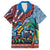 Afro-Caribbean Hawaiian Shirt African Dashiki Style with Caribbean Music with Blue Iguanas - Wonder Print Shop