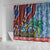 Afro-Caribbean Shower Curtain African Dashiki Style with Caribbean Music with Blue Iguanas - Wonder Print Shop