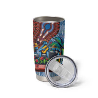 Afro-Caribbean Tumbler Cup African Dashiki Style with Caribbean Music with Blue Iguanas - Wonder Print Shop