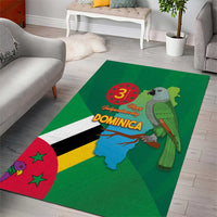 Dominica Independence Day Area Rug Imperial Amazon With National Flag and Map - Wonder Print Shop