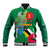 Dominica Independence Day Baseball Jacket Imperial Amazon With National Flag and Map - Wonder Print Shop