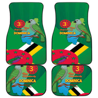 Dominica Independence Day Car Mats Imperial Amazon With National Flag and Map - Wonder Print Shop