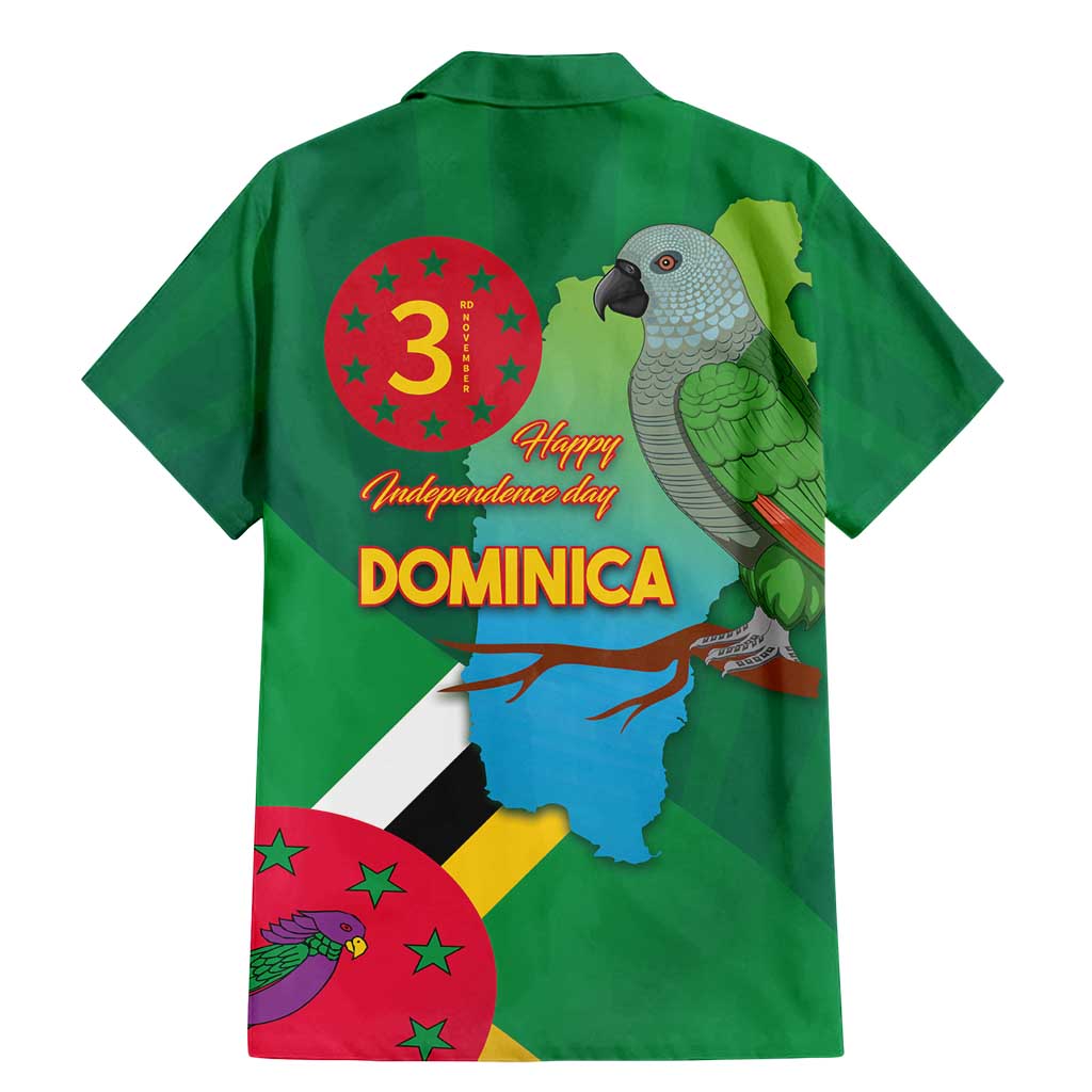Dominica Independence Day Family Matching Mermaid Dress and Hawaiian Shirt Imperial Amazon With National Flag and Map - Wonder Print Shop