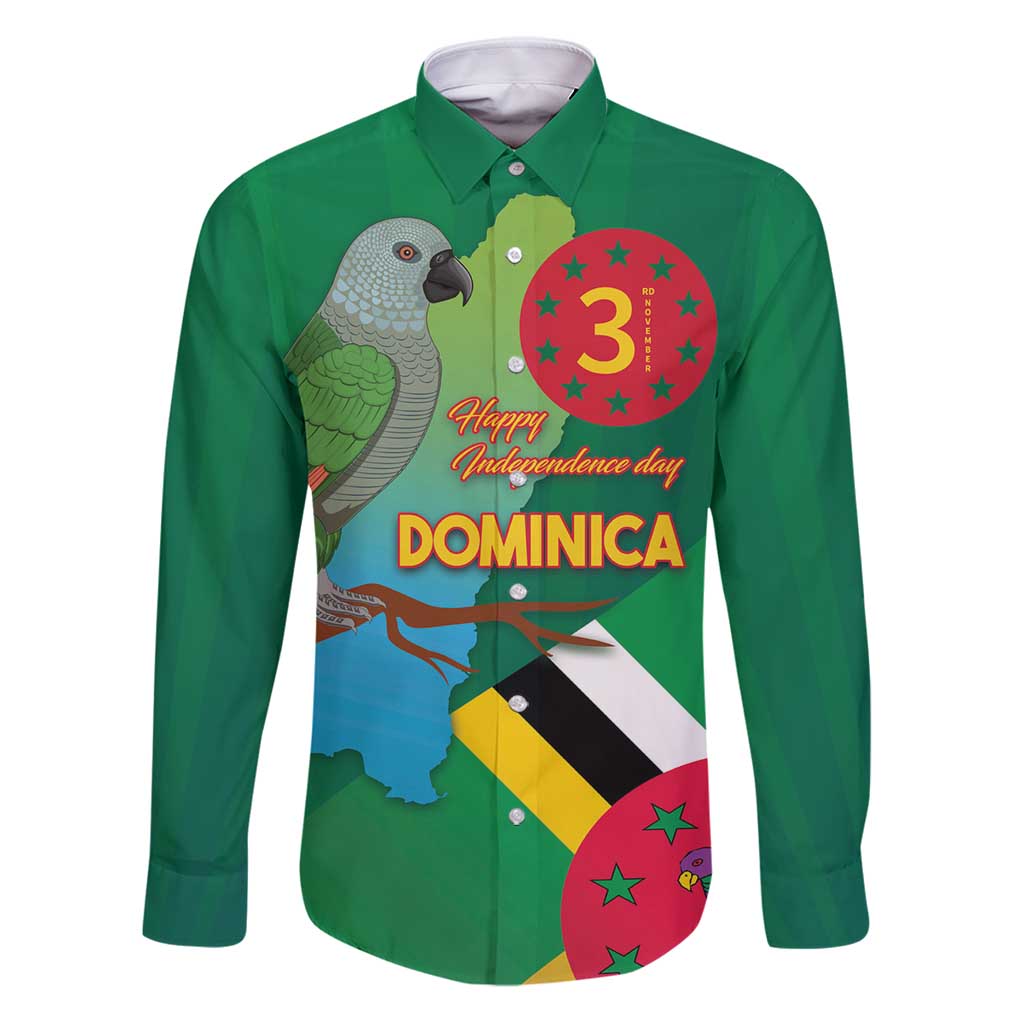 Dominica Independence Day Family Matching Puletasi and Hawaiian Shirt Imperial Amazon With National Flag and Map - Wonder Print Shop