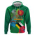 Dominica Independence Day Hoodie Imperial Amazon With National Flag and Map - Wonder Print Shop