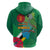 Dominica Independence Day Hoodie Imperial Amazon With National Flag and Map - Wonder Print Shop