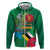 Dominica Independence Day Hoodie Imperial Amazon With National Flag and Map - Wonder Print Shop