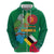 Dominica Independence Day Hoodie Imperial Amazon With National Flag and Map - Wonder Print Shop