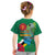 Dominica Independence Day Kid T Shirt Imperial Amazon With National Flag and Map - Wonder Print Shop