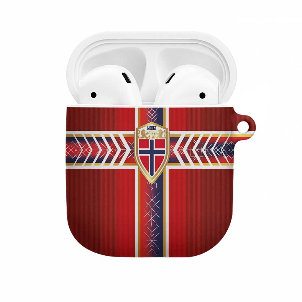 Norway National Football AirPods Case Vikings Heritage Sporty Style - Wonder Print Shop