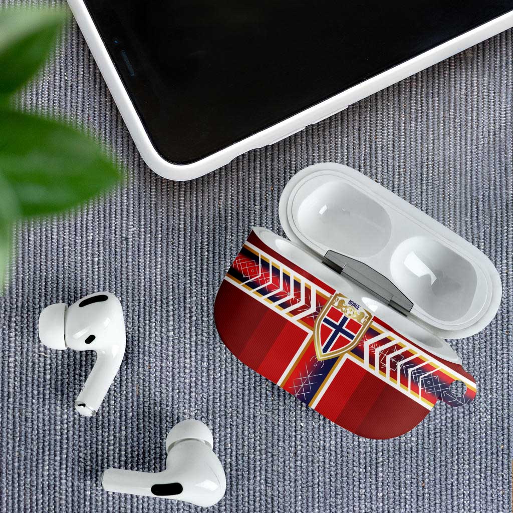 Norway National Football AirPods Case Vikings Heritage Sporty Style - Wonder Print Shop