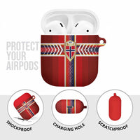 Norway National Football AirPods Case Vikings Heritage Sporty Style - Wonder Print Shop