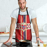 Norway National Football Apron Vikings Heritage Sporty Style - Wonder Print Shop