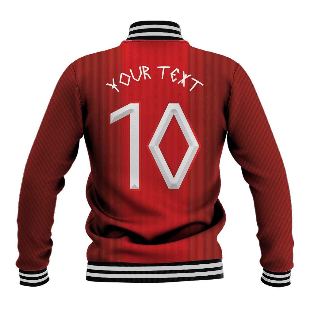 Custom Norway National Football Baseball Jacket Vikings Heritage Sporty Style - Wonder Print Shop