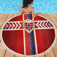 Norway National Football Beach Blanket Vikings Heritage Sporty Style - Wonder Print Shop