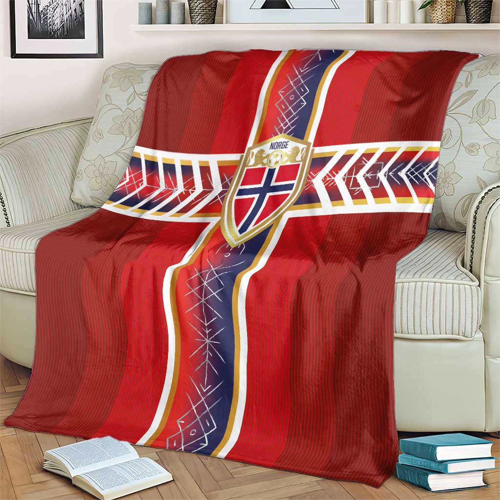 Norway National Football Blanket Vikings Heritage Sporty Style - Wonder Print Shop