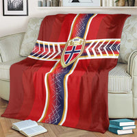 Norway National Football Blanket Vikings Heritage Sporty Style - Wonder Print Shop