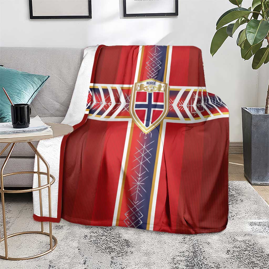 Norway National Football Blanket Vikings Heritage Sporty Style - Wonder Print Shop
