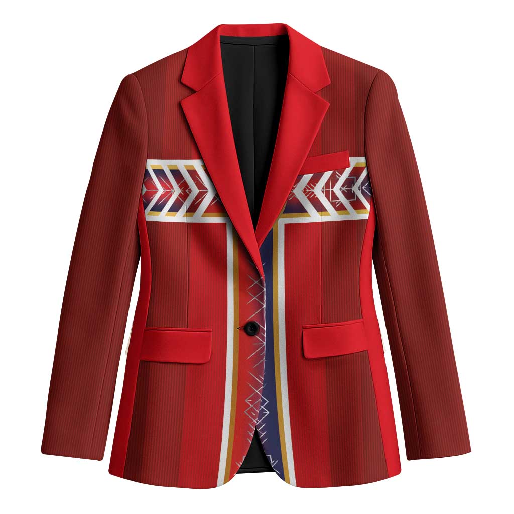 Custom Norway National Football Blazer Vikings Heritage Sporty Style - Wonder Print Shop