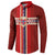 Custom Norway National Football Button Sweatshirt Vikings Heritage Sporty Style - Wonder Print Shop
