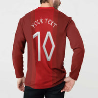 Custom Norway National Football Button Sweatshirt Vikings Heritage Sporty Style - Wonder Print Shop