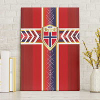 Norway National Football Canvas Wall Art Vikings Heritage Sporty Style - Wonder Print Shop