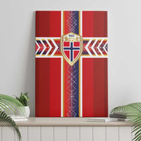 Norway National Football Canvas Wall Art Vikings Heritage Sporty Style - Wonder Print Shop