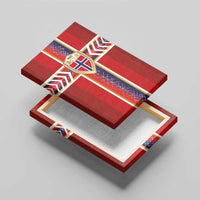 Norway National Football Canvas Wall Art Vikings Heritage Sporty Style - Wonder Print Shop