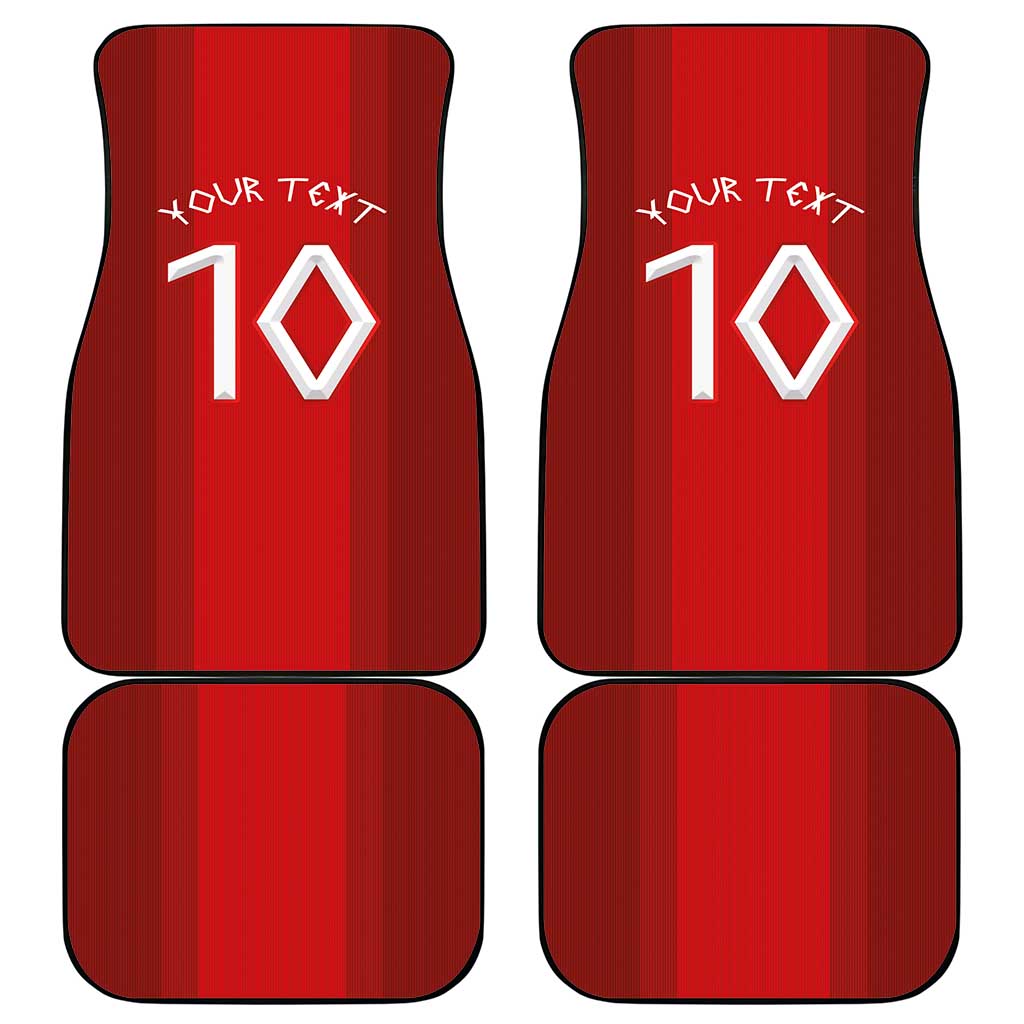 Custom Norway National Football Car Mats Vikings Heritage Sporty Style - Wonder Print Shop